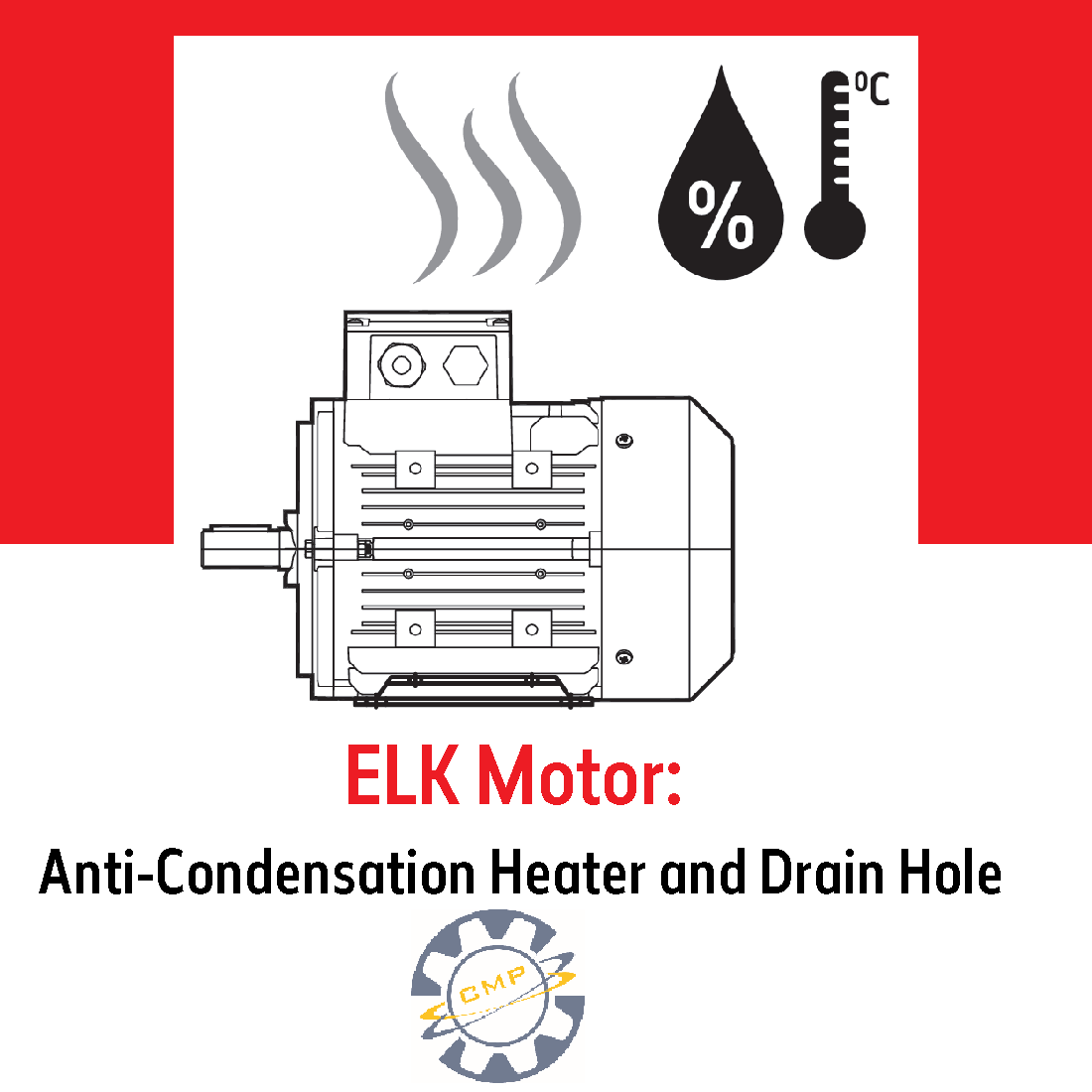 گرمکن ضد رطوبت و سوراخ تخلیه در ELK